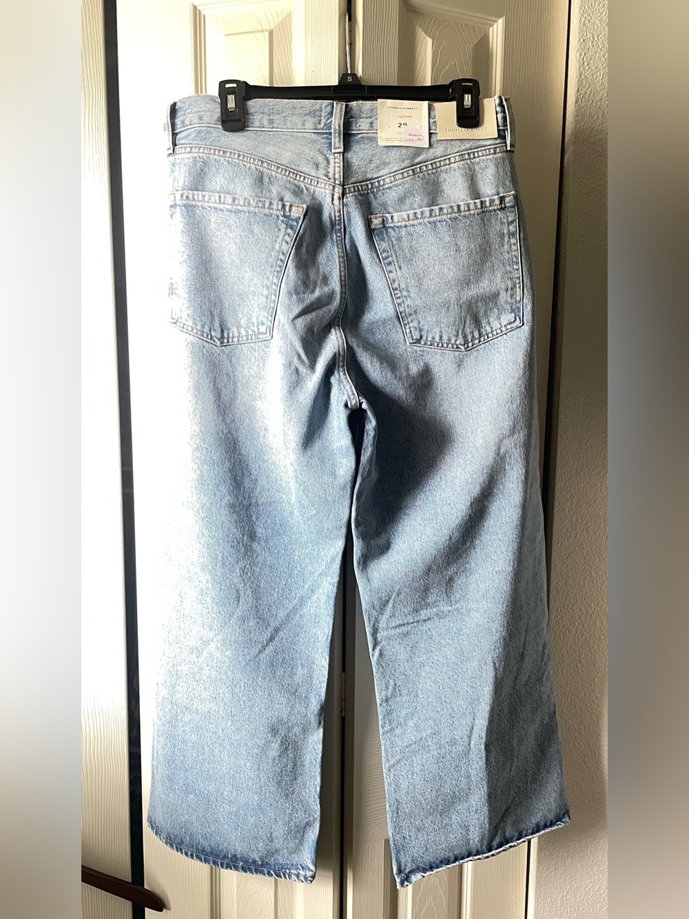 Citizens Of Humanity Light Blue Relaxed Wide-Leg Jeans - Picture 5 of 13